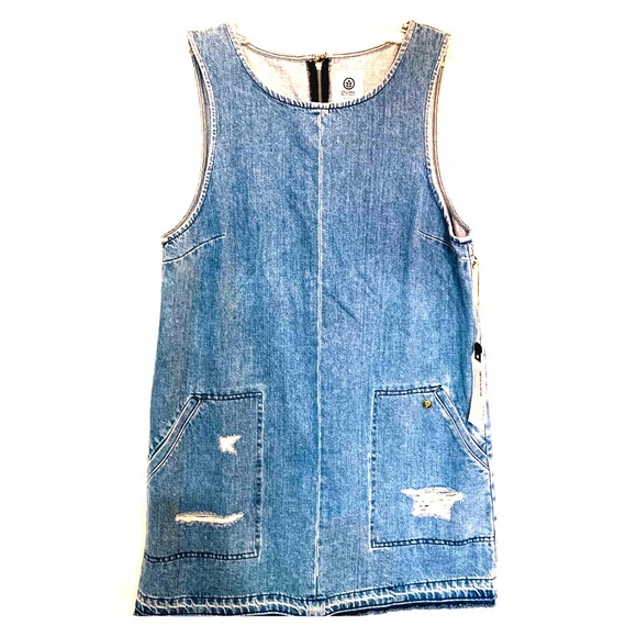 Jean distressed dress - Picture 1 of 4